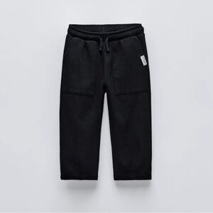 Label Detail Textured Pants 1 1/2 years || Zara